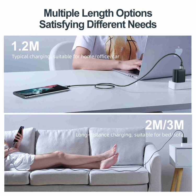 JOYROOM S-CC100A10 Extraordinary Series 100W USB-C / Type-C to USB-C / Type-C Fast Charging Data Cable, 100W Type-C,1.2m