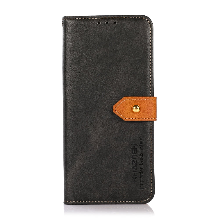 KHAZNEH Cowhide Texture Flip Leather Phone Case