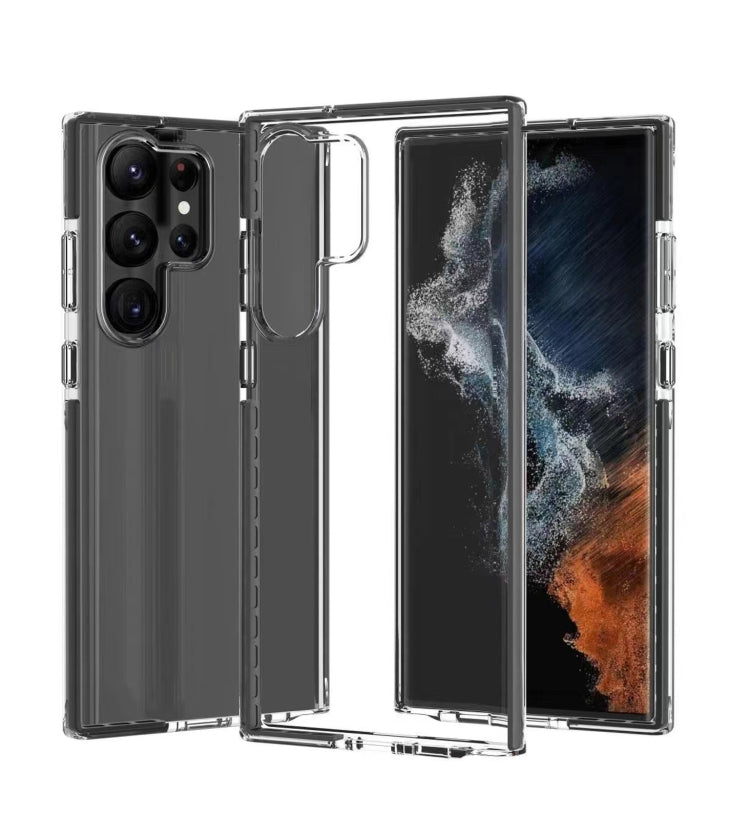Two-color High-transparency TPU+TPE Phone Case, For Samsung Galaxy A54 5G EU Version, For Samsung Galaxy S23 5G, For Samsung Galaxy S23+ 5G, For Samsung Galaxy S23 Ultra 5G