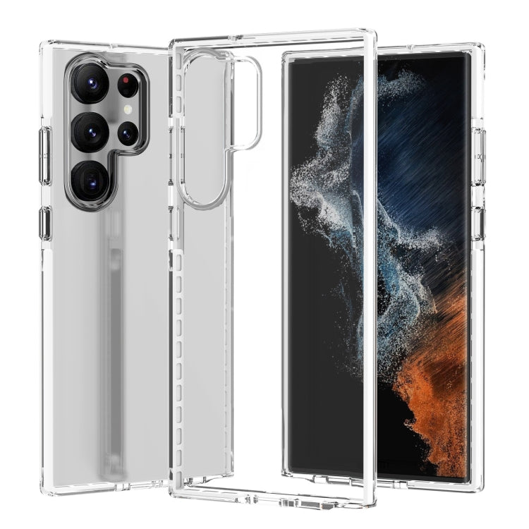 Two-color High-transparency TPU+TPE Phone Case, For Samsung Galaxy A54 5G EU Version, For Samsung Galaxy S23 5G, For Samsung Galaxy S23+ 5G, For Samsung Galaxy S23 Ultra 5G