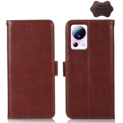 Crazy Horse Top Layer Cowhide Leather Phone Case