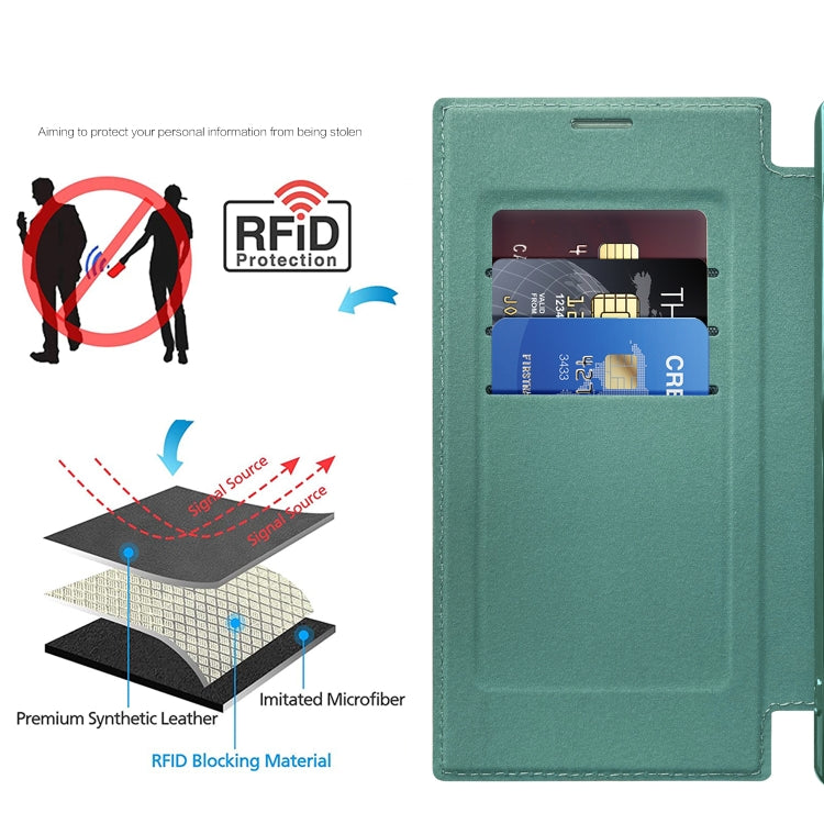 MagSafe Magnetic RFID Anti-theft Leather Phone Case, For Samsung Galaxy S23 5G, For Samsung Galaxy S23+ 5G, For Samsung Galaxy S23 Ultra 5G