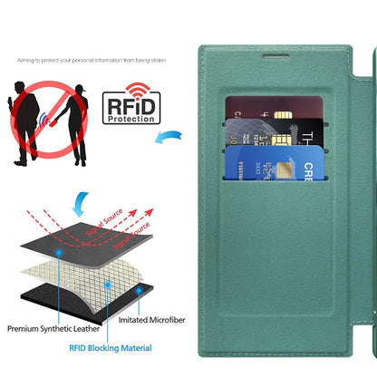 MagSafe Magnetic RFID Anti-theft Leather Phone Case, For Samsung Galaxy S23 5G, For Samsung Galaxy S23+ 5G, For Samsung Galaxy S23 Ultra 5G