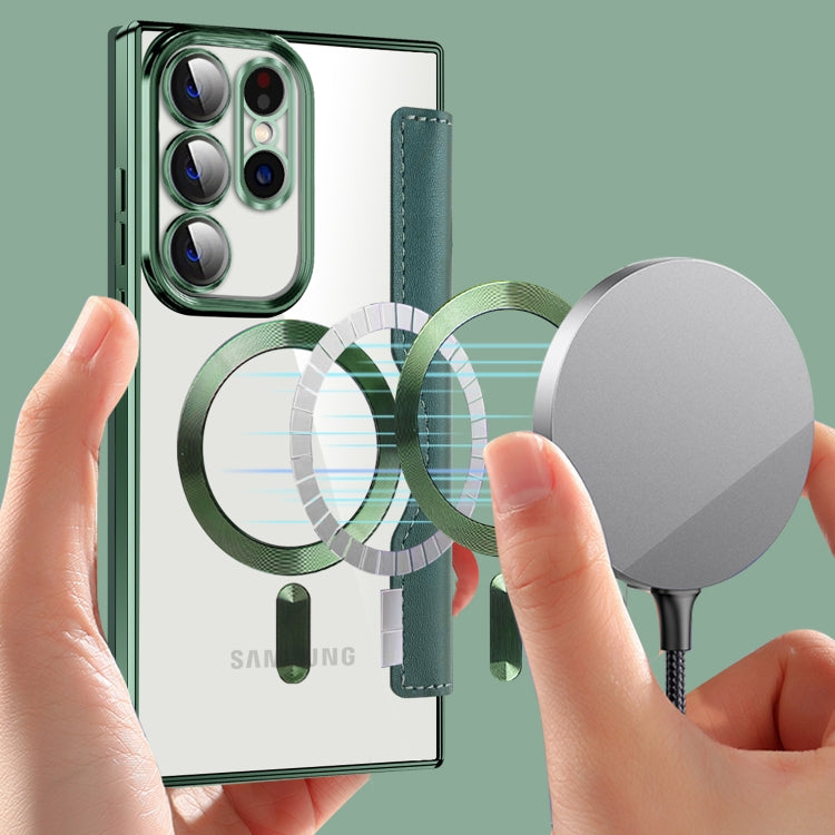 MagSafe Magnetic RFID Anti-theft Leather Phone Case, For Samsung Galaxy S23 5G, For Samsung Galaxy S23+ 5G, For Samsung Galaxy S23 Ultra 5G