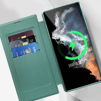 MagSafe Magnetic RFID Anti-theft Leather Phone Case, For Samsung Galaxy S23 5G, For Samsung Galaxy S23+ 5G, For Samsung Galaxy S23 Ultra 5G