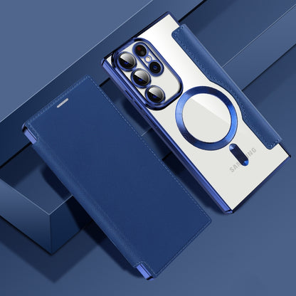 MagSafe Magnetic RFID Anti-theft Leather Phone Case, For Samsung Galaxy S23 5G, For Samsung Galaxy S23+ 5G, For Samsung Galaxy S23 Ultra 5G