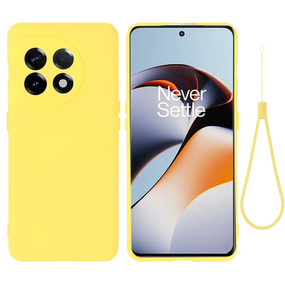 Pure Color Liquid Silicone Shockproof Full Coverage Phone Case, For OnePlus Ace 2 / 11R