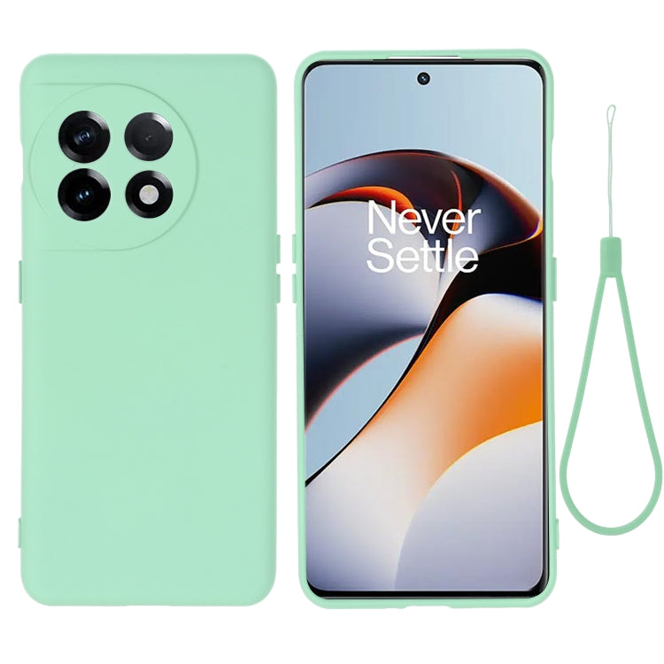 Pure Color Liquid Silicone Shockproof Full Coverage Phone Case, For OnePlus Ace 2 / 11R