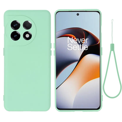 Pure Color Liquid Silicone Shockproof Full Coverage Phone Case, For OnePlus Ace 2 / 11R
