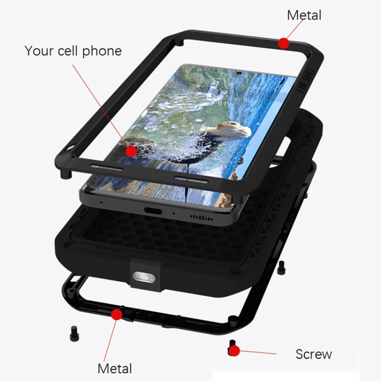 LOVE MEI Metal Shockproof Life Waterproof Dustproof Phone Case