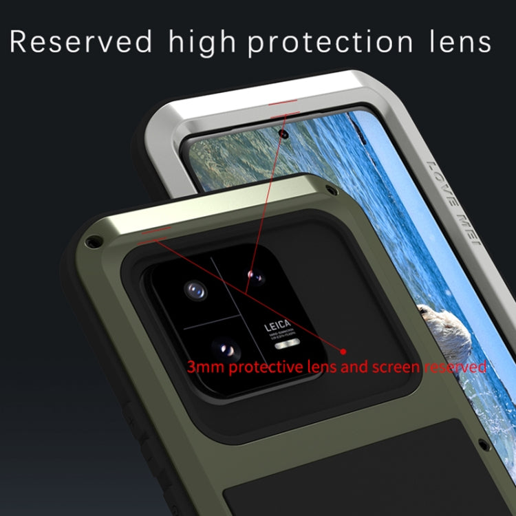 LOVE MEI Metal Shockproof Life Waterproof Dustproof Phone Case