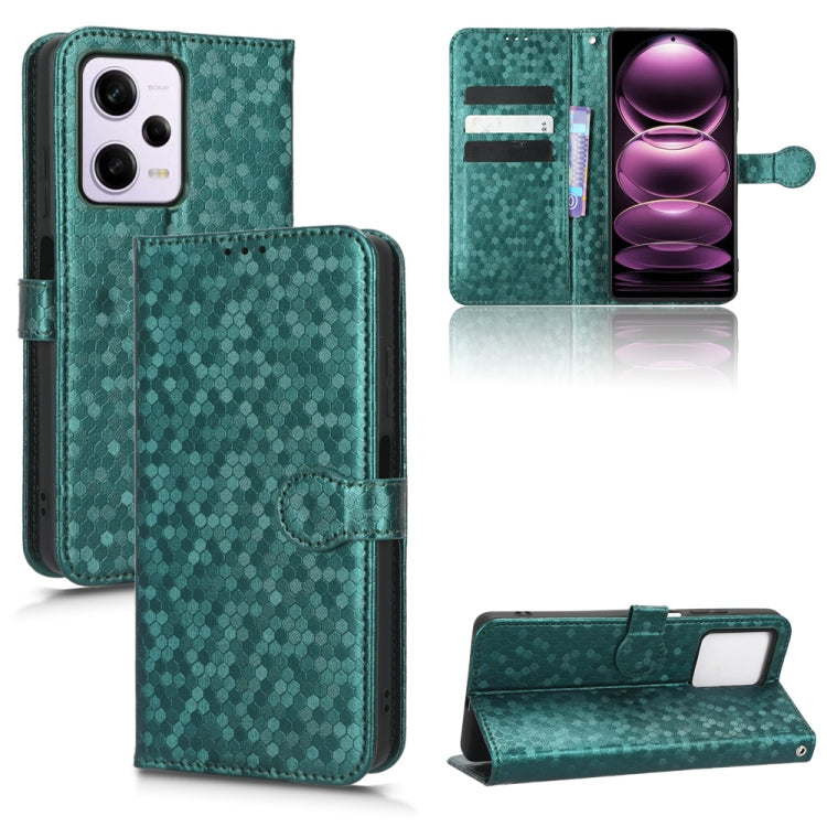 Honeycomb Dot Texture Leather Phone Case, For Xiaomi Redmi Note 12 Pro 5G, For Xiaomi Redmi Note12 Pro+, For Xiaomi Redmi K60 5G / K60 Pro / K60 Championship Edition, For Xiaomi Redmi K60E 5G