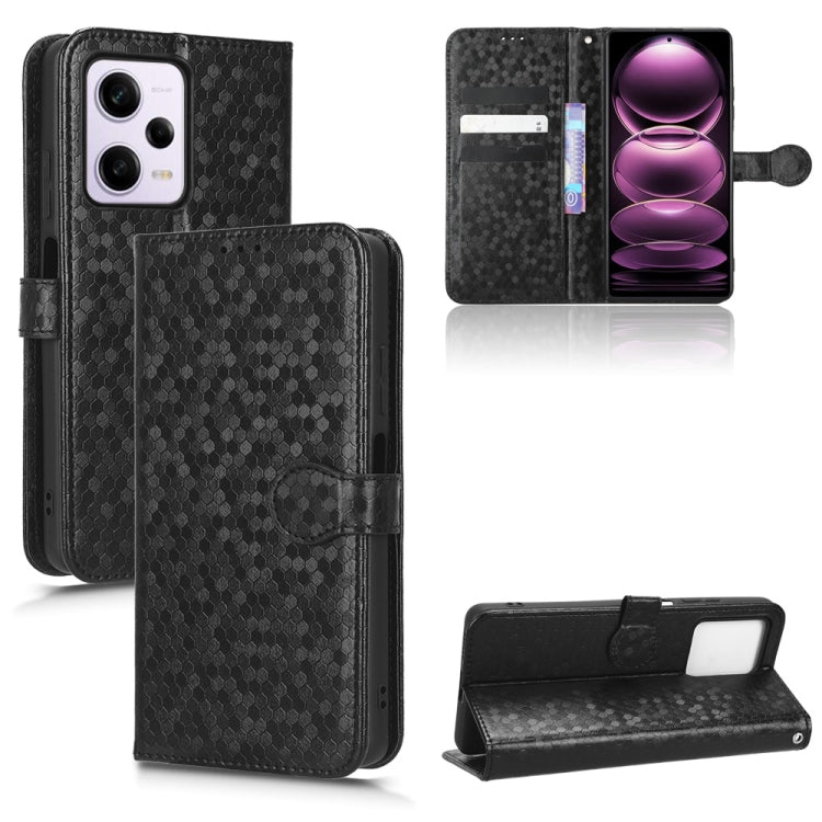 Honeycomb Dot Texture Leather Phone Case, Series 1