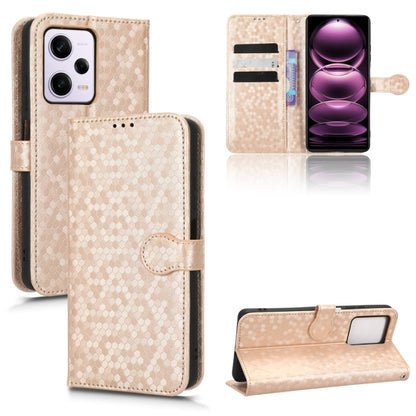 Honeycomb Dot Texture Leather Phone Case, For Xiaomi Redmi Note 12 Pro 5G, For Xiaomi Redmi Note12 Pro+, For Xiaomi Redmi K60 5G / K60 Pro / K60 Championship Edition, For Xiaomi Redmi K60E 5G