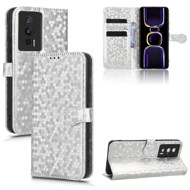 Honeycomb Dot Texture Leather Phone Case, For Xiaomi Redmi Note 12 Pro 5G, For Xiaomi Redmi Note12 Pro+, For Xiaomi Redmi K60 5G / K60 Pro / K60 Championship Edition, For Xiaomi Redmi K60E 5G