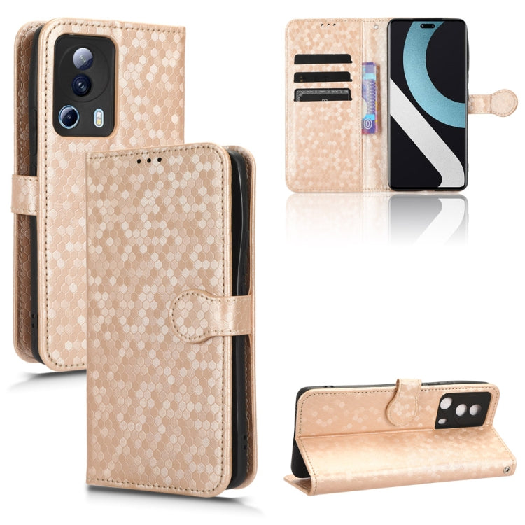Honeycomb Dot Texture Leather Phone Case