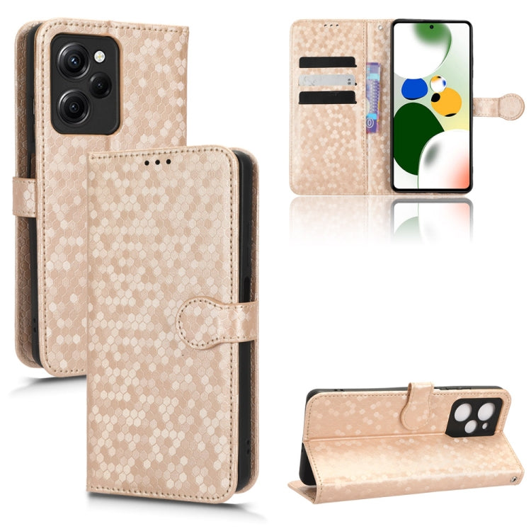 Honeycomb Dot Texture Leather Phone Case