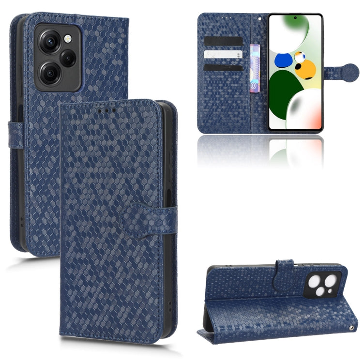 Honeycomb Dot Texture Leather Phone Case
