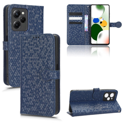 Honeycomb Dot Texture Leather Phone Case