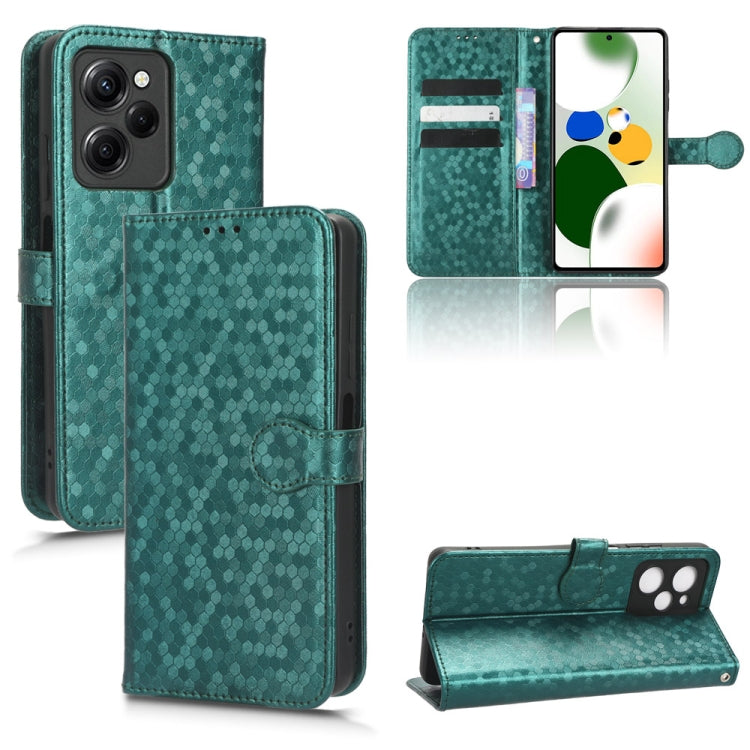 Honeycomb Dot Texture Leather Phone Case