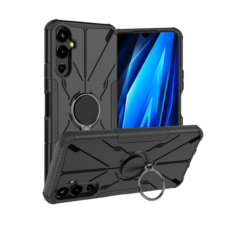Armor Bear Shockproof PC + TPU Phone Case with Ring, For Infinix Hot 20 Play, For Tecno Pova 4