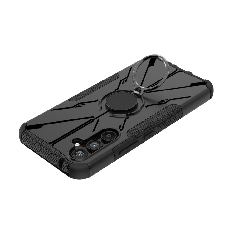 Armor Bear Shockproof PC + TPU Phone Case with Ring