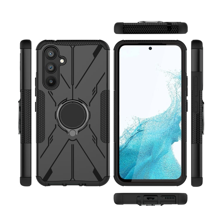 Armor Bear Shockproof PC + TPU Phone Case with Ring