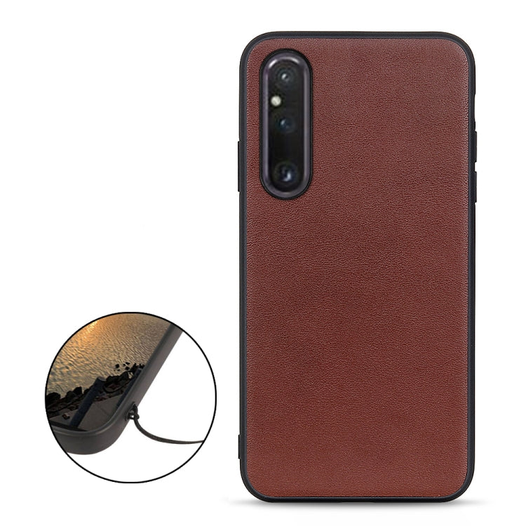 Lambskin Texture Genuine Leather Phone Case