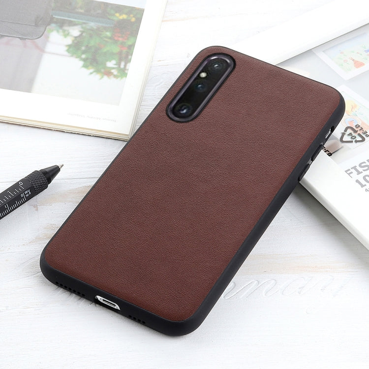 Lambskin Texture Genuine Leather Phone Case