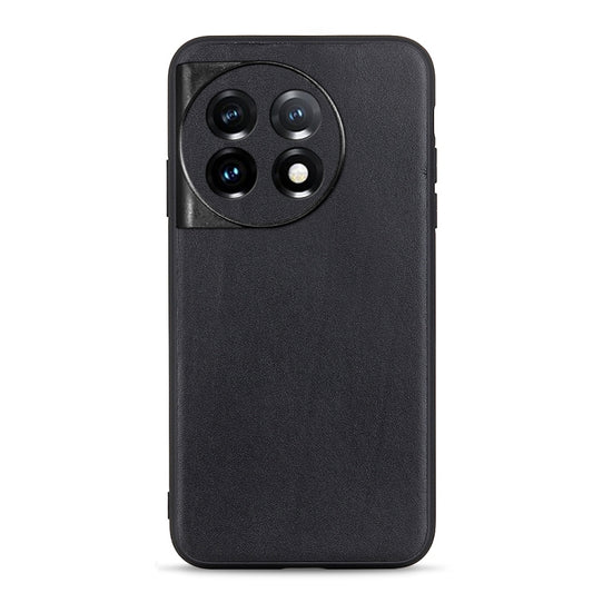 Lambskin Texture Genuine Leather Phone Case, For OnePlus 11 5G, For OnePlus Ace 2 / 11R, For Samsung Galaxy A24