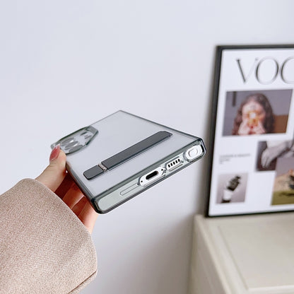 High Transparent Holder Phone Case, For Samsung Galaxy S23 5G, For Samsung Galaxy S23+ 5G, For Samsung Galaxy S23 Ultra 5G