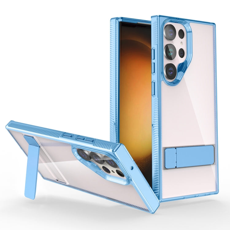 High Transparent Holder Phone Case, For Samsung Galaxy S23 5G, For Samsung Galaxy S23+ 5G, For Samsung Galaxy S23 Ultra 5G