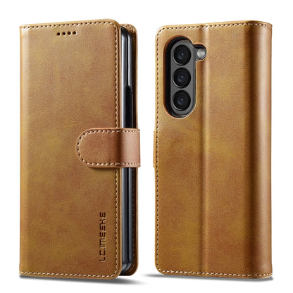 LC.IMEEKE Calf Texture Leather Phone Case