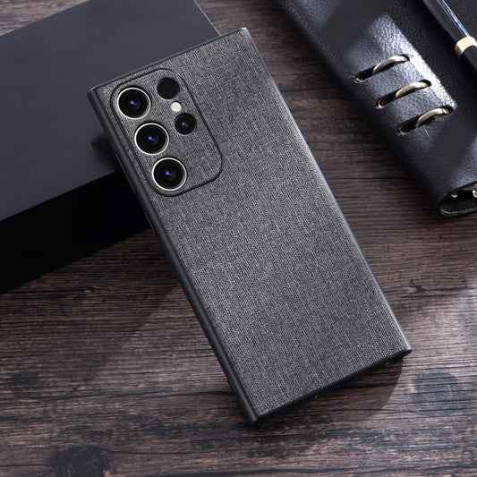 Cloth Texture PU + TPU Phone Case, For Samsung Galaxy S23 Ultra 5G