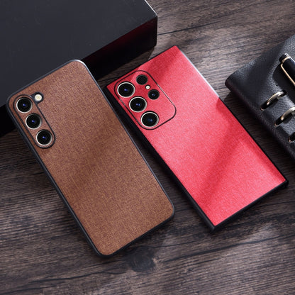 Cloth Texture PU + TPU Phone Case, For Samsung Galaxy S23 Ultra 5G