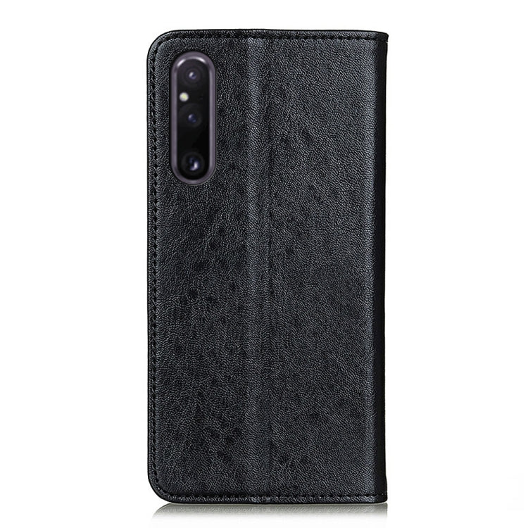 Magnetic Crazy Horse Texture Horizontal Flip Leather Phone Case