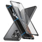 HD Full Cover Magnetic Metal Tempered Glass Phone Case, For Samsung Galaxy S23 5G, For Samsung Galaxy S23+ 5G, For Samsung Galaxy S23 Ultra 5G