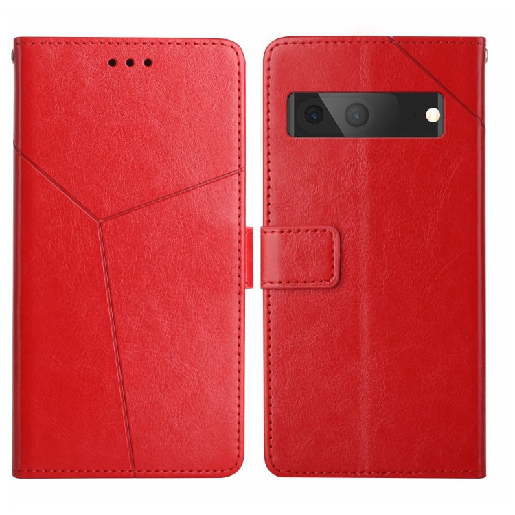 HT01 Y-shaped Pattern Flip Leather Phone Case, For Google Pixel 7A, For Samsung Galaxy M14 5G