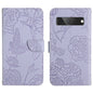 Skin Feel Butterfly Peony Embossed Leather Phone Case, For Google Pixel 7A, For Samsung Galaxy M14 5G