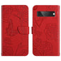 Skin Feel Butterfly Peony Embossed Leather Phone Case, For Google Pixel 7A, For Samsung Galaxy M14 5G