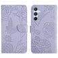 Skin Feel Butterfly Peony Embossed Leather Phone Case, For Google Pixel 7A, For Samsung Galaxy M14 5G