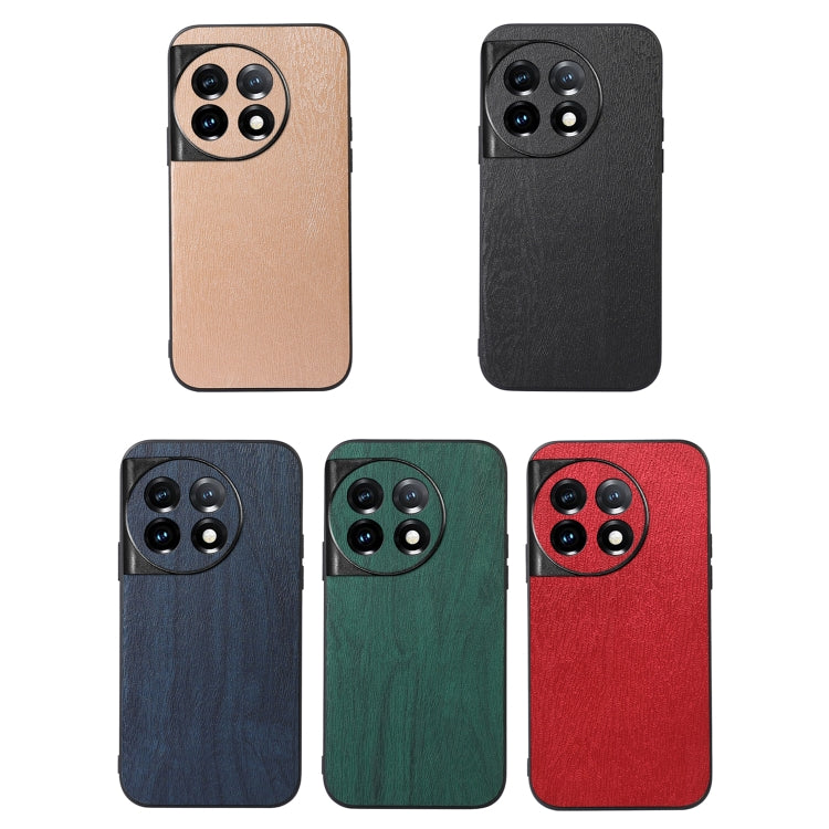 Wood Texture PU Phone Case