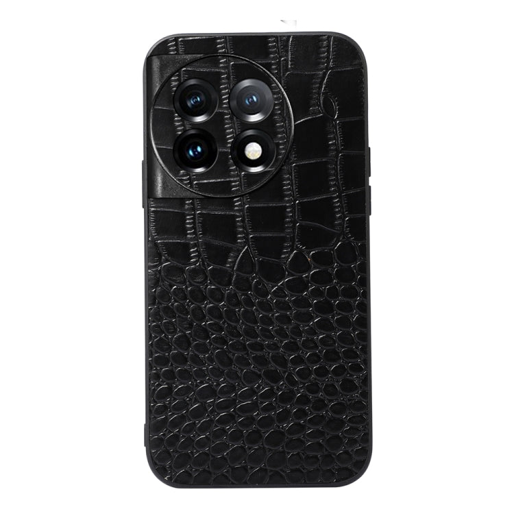 Crocodile Texture Genuine Leather Phone Case