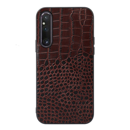 Crocodile Texture Genuine Leather Phone Case