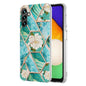 Splicing Marble Flower IMD TPU Phone Case