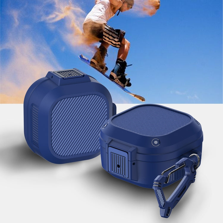 Wireless Earphones Silicone Case with Switch & Carabiner for Samsung Galaxy Buds Live / Buds2 / Buds Pro / Buds2 Pro