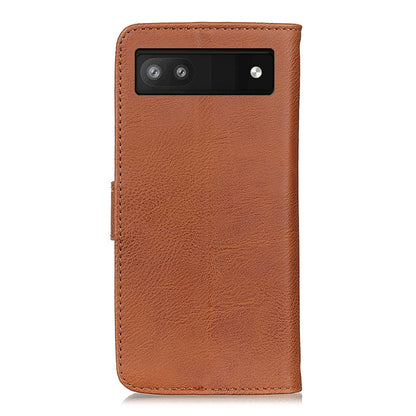 KHAZNEH Cowhide Texture Horizontal Flip Leather Phone Case