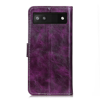 Retro Crazy Horse Texture Horizontal Flip Leather Phone Case