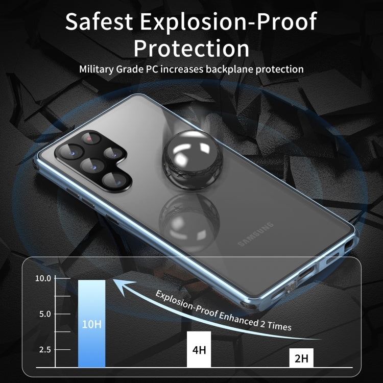 Anti-peeping Magnetic Double-sided Tempered Glass Phone Case