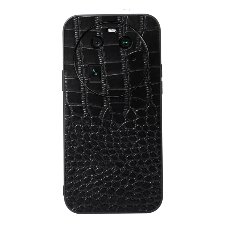 Crocodile Texture Genuine Leather Phone Case